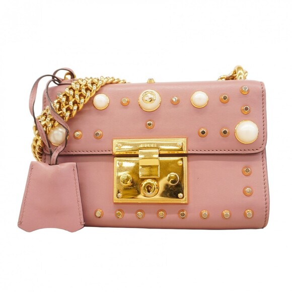 GUCCI Handbags - Gucci Padlock Shoulder Bag 432182 Leather Pink Women's P2113622
